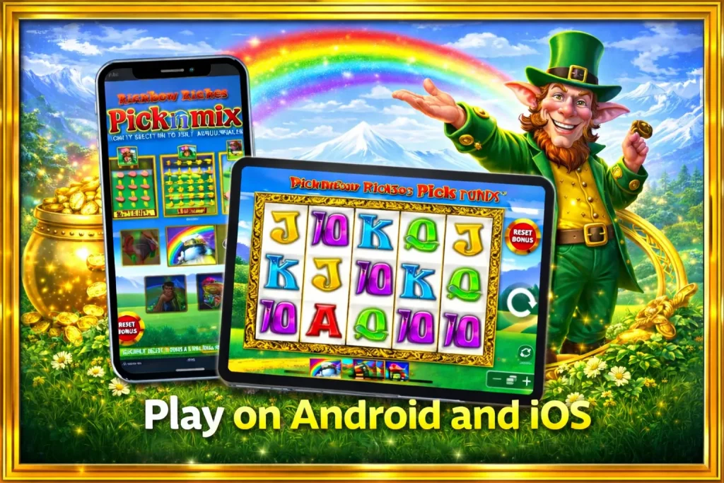 Rainbow Riches Pick 'n' Mix App Slot